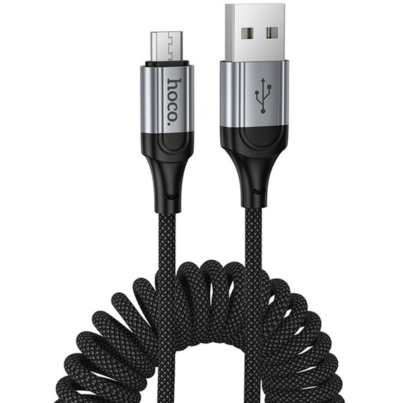 Дата кабель Hoco X121 Nuevo USB to MicroUSB 2.4A (1.5m) Black