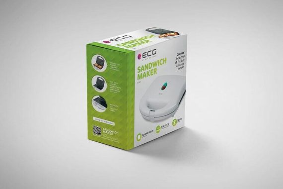 Сэндвичница EСG S-169-white | Зображення 1