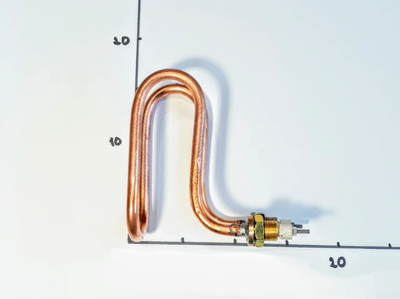 Тэн медный 3000W D11 штуцер м18 водяной дистиляторный | Зображення 1
