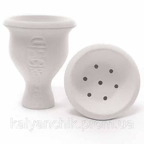 >Чаша для кальяна Upgrade Form без глазури белая