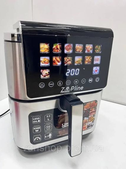 Фритюрниця 13 л із двома тенами 4200 Вт. Zepline ZP-00339 на 14 програм | Зображення 2