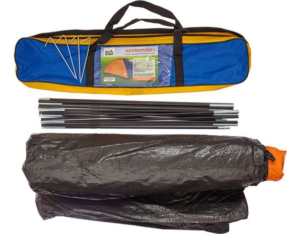 Палатка Skif Outdoor Adventure 200x150 см Палатка туристическая Палатка для отдыха Трехместная палатка | Зображення 7