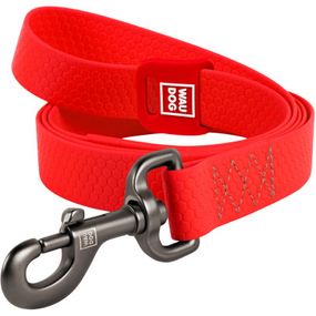 Поводок для собак WAUDOG Waterproof L-XXL Ш 25 мм Д 183 см красный (27223)
