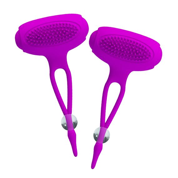 Затискачі для сосків - Pretty Love Bancroft Nipple Vibrator Purple | Зображення 7