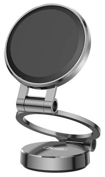 Автотримач XO C160 Universal Magnetic tri-fold Phone Holder Black | Зображення 3