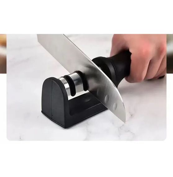 Ножеточка Точилка Ручна для ножів SHARPENER | Ножеточка механічна | Точило для ножів і ножиць | Зображення 2