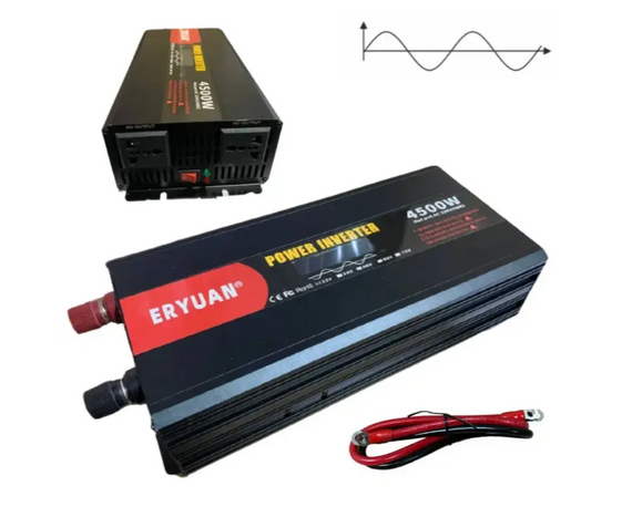 Перетворювач напруги AGM 12V → 220V 4500W чиста синусоїда з LCD-дисплеєм ∙ Перетворювач напруги AGM 12V → 220V 4500W чистий синус LCD | Зображення 3
