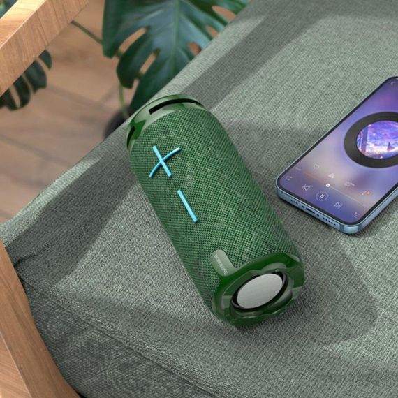 Портативна колонка BOROFONE BR24 Fashion sports BT speaker Dark Green | Зображення 1