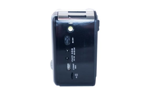 Радіоприймач Golon RX-455S акумуляторний портативний з USB, сонячною панеллю і підтримкою карт пам'яті | Зображення 7