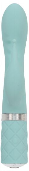 Розкішний вібратор-кролик Pillow Talk - Kinky Teal з кристалом Сваровські, потужний sexstyle | Зображення 1