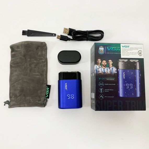 Хороші електричні бритви для гоління VGR, Акумуляторний прилад для видалення волосся XB-77 | Зображення 2