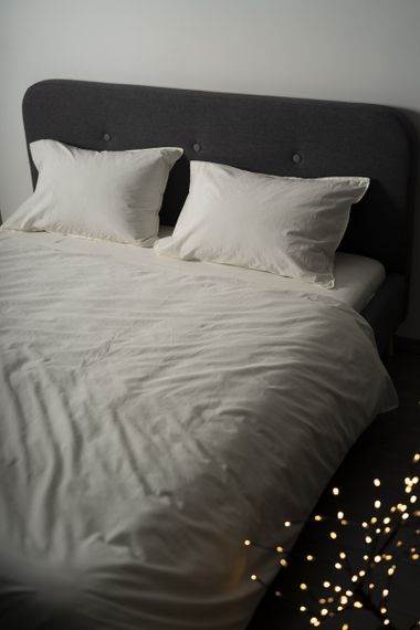 Комплект постільної білизни SoundSleep Stonewash Adriatic Milky сімейний молочний (93315609) | Зображення 1