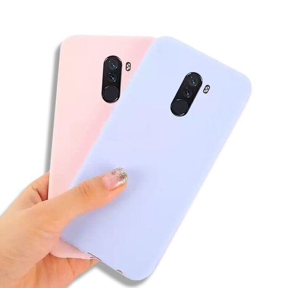 Чохол Candy Silicone для Poco F1 колір Бірюзовий | Зображення 1