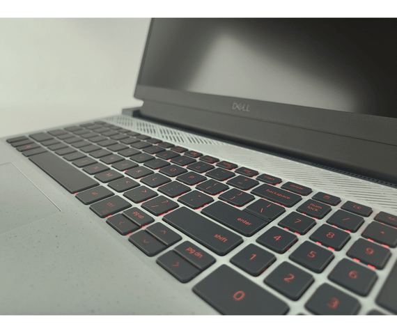 Ігровий ноутбук Dell G15 5515 / 15.6" (1920x1080) IPS / AMD Ryzen 5 5600H (6 (12) ядер по 3.3 - 4.2 GHz) / 16 GB DDR4 / 240 GB SSD / nVidia GeForce RTX 3050, 4 GB GDDR6, 128-bit / WebCam б/в | Зображення 2