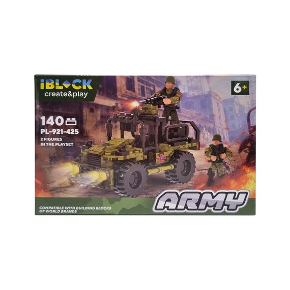 Конструктор дитячий Армія IBLOCK PL-921-425, 4 види (Вид 1)