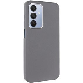 Кожаный чехол Leather Case Metal Buttons для Samsung Galaxy A25 5G Titanium Gray