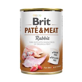 Влажный корм Brit Care Pate &amp; Meat для собак, с кроликом, 400 г