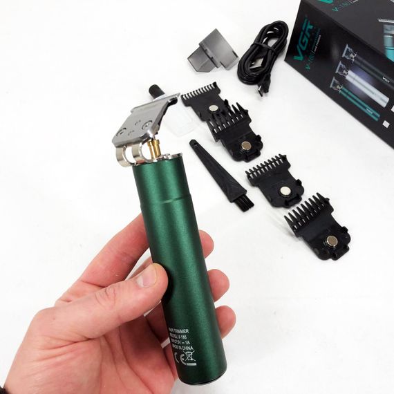 Машинка для стрижки акумуляторна VGR V-186 триммер для волосся та бороди | Зображення 4