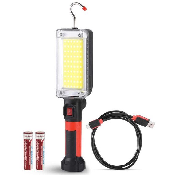 Ліхтар кемпінговий ZJ-8859-COB-3 акумуляторний 18650 х 2, зарядка від micro USB, з магнітом та гачком | Зображення 6