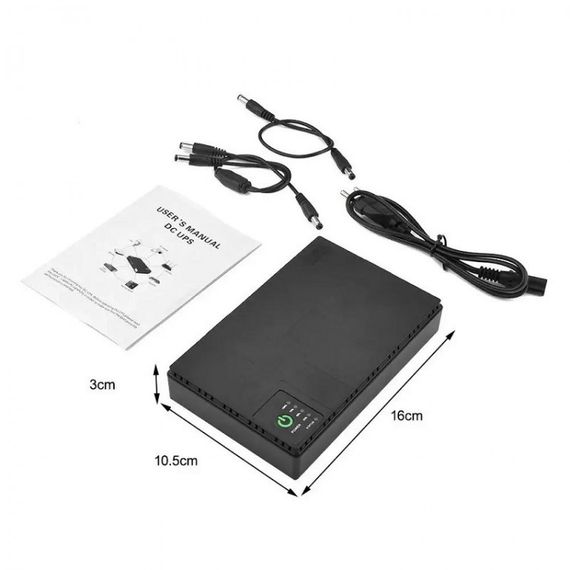 UPS Power Bank для роутерів і відеокамер XPRO DC1018P 5V/9V/12V+USB 10400mAh (45685-_784) | Зображення 7