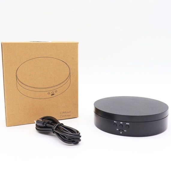 Поворотный стол для предметной фотосъемки (13,8см), от USB, MAG-733 / Платформа для демонстрации товара | Зображення 9