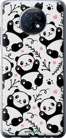 Чохол на Xiaomi Redmi Note 9T Панди "4318u-2261-2448"