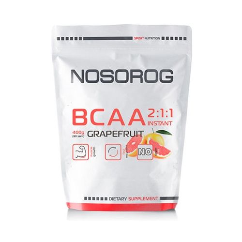 Амінокислота BCAA для спорту Nosorog Nutrition BCAA 2:1:1 400 g /72 servings/ Grapefruit