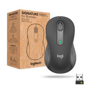 Мышка Logitech Signature M650 L Wireless Mouse for Business Graphite (910-006348) (910-006348)