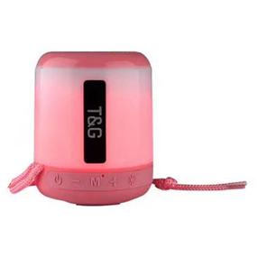 Портативная колонка T&amp;G TG156, Bluetooth, радио, speakerphone, розовый