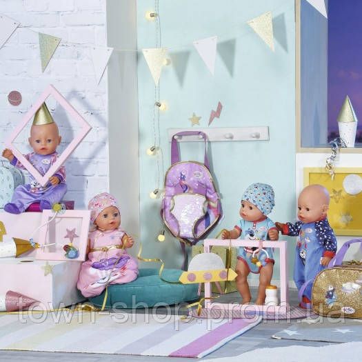 Одежда для куклы BABY born - Праздничный комбинезон (синий) | Зображення 6