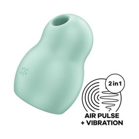 Вакуумный стимулятор с вибрацией Satisfyer Pro To Go 1 Mint