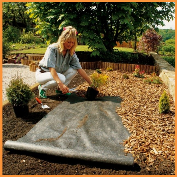 Спанбонд 60 г/м2 1,6х5 метрів чорний  пакетований укривний матеріал для городу | Зображення 6