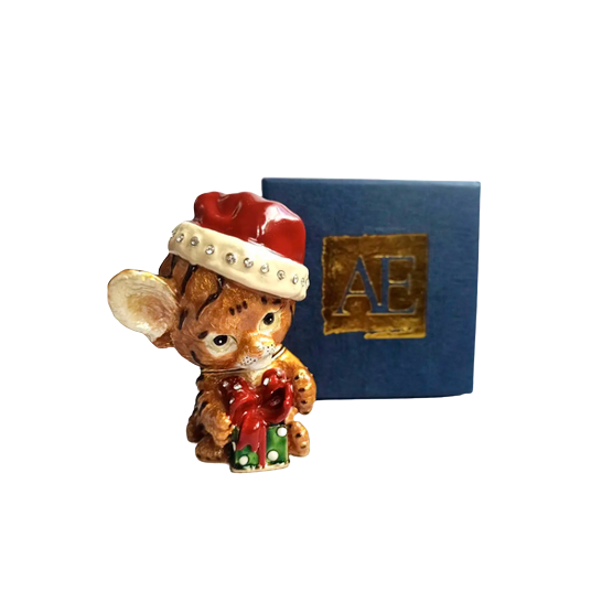 Статуэтка-шкатулка Christmas Tiger | Зображення 3