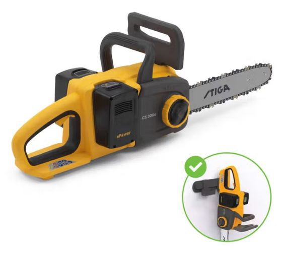 Пила ланцюгова акумуляторна STIGA безщіткова з АКБ та ЗП CS300eKit | Зображення 3
