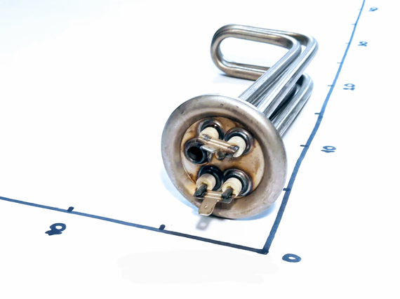 Тэн 2000W (1000+1000) для бойлера Термекс (Thermex) на фланце 62мм Украина | Зображення 2