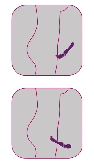 Вибратор – массажер Двойное Наслаждение Sex Aura | Зображення 6