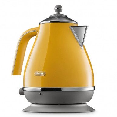 Электрочайник DeLonghi KBOС-2001-Y 1,7 л желтый | Зображення 1