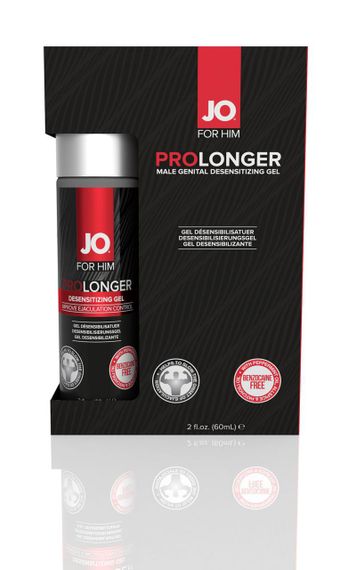 Пролонгер гель JO Prolonger Gel (60 мл) с маслом перечной мяты, гвоздичного перца и пачулей Sex Aura | Зображення 2