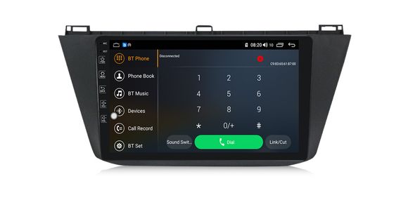 Штатная магнитола Torssen VW Tiguan 2017+ F106128 4G Carplay