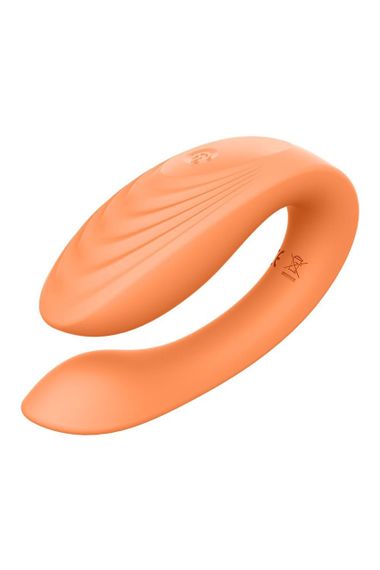 Вібратор для пар на пульті керування DreamToys Glam Couples, помаранчевий sexstyle