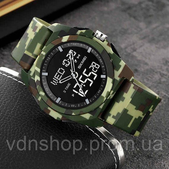 Мужские водостойкие кварцевые часы SKMEI 2199CMGN, Водонепроницаемые часы с гарантией MN-53