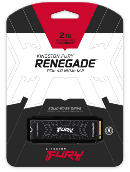 SSD накопичувач Kingston Fury Renegade PCIe 4.0 NVMe M.2 2TB | Зображення 2