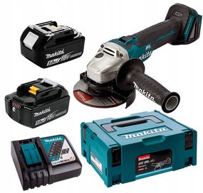Шліфмашина кутова акумуляторна Makita DGA504RTJ (125 мм, 8500 об/хв, BL, LXT)