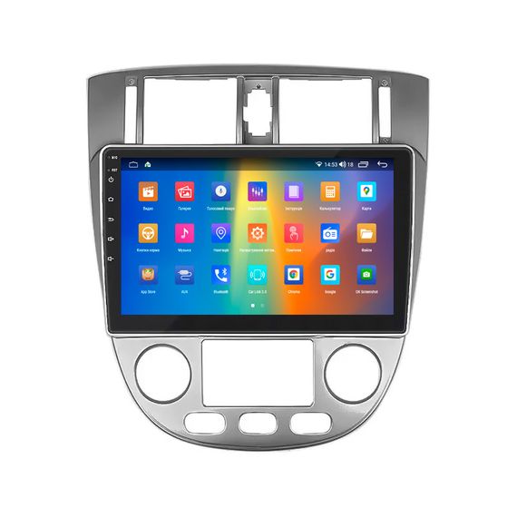 Штатная магнитола Lesko для Chevrolet Nubira  2003-2010 IPS 9" 4/64Gb CarPlay 4G Wi-Fi GPS Prime Нубира | Зображення 1
