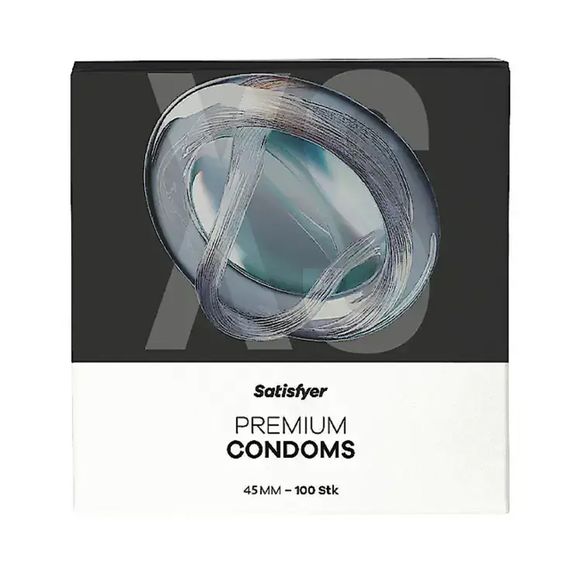 Презервативи - Satisfyer Premium Condoms 45 мм (XS), 100 шт. Sex Aura