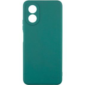 Силиконовый чехол Candy Full Camera для Oppo A38 / A18 Зеленый / Green