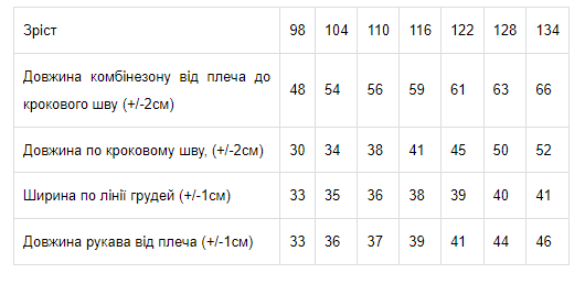Комбінезон для дівчинки Носи своє 110 Блідо-блакитний (p-6981-184088) | Зображення 2