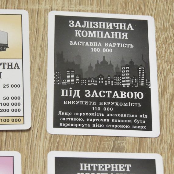 Настольная игра "Монополия Украина" 0734ATS на укр. языке | Зображення 8
