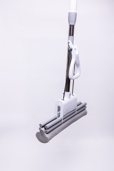 Швабра губка для миття підлоги з віджиманням швабра 38 (см) телескопічна самовіджимна HP-35015-33 | Зображення 4