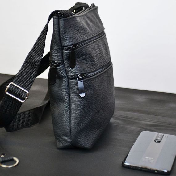 Мужская сумка из натуральной кожи, мессенджер, FO-977 барсетка, планшетка | Зображення 9